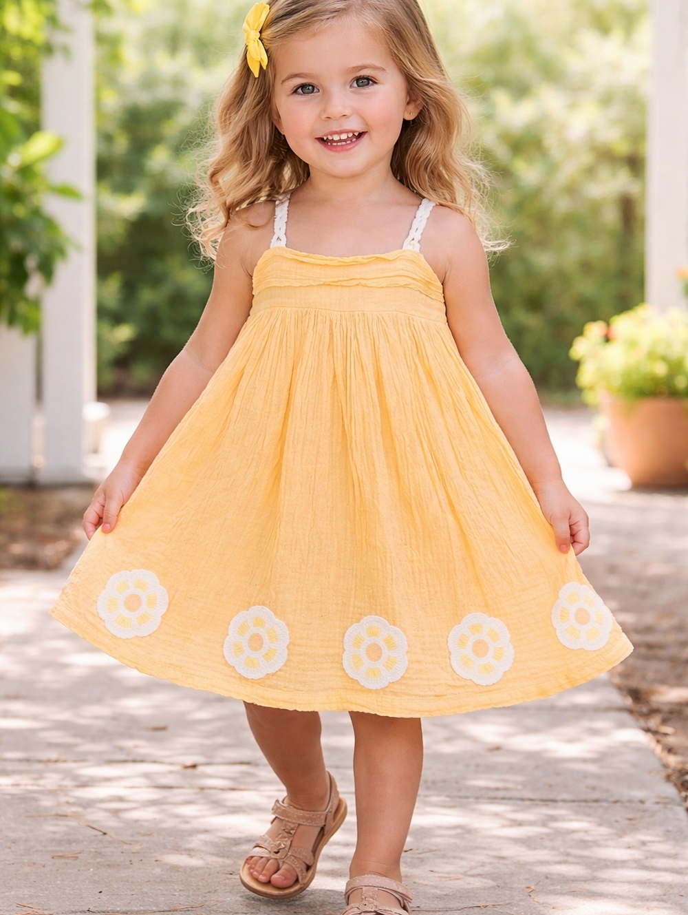 Haute Hippie kids dress size 3T orange